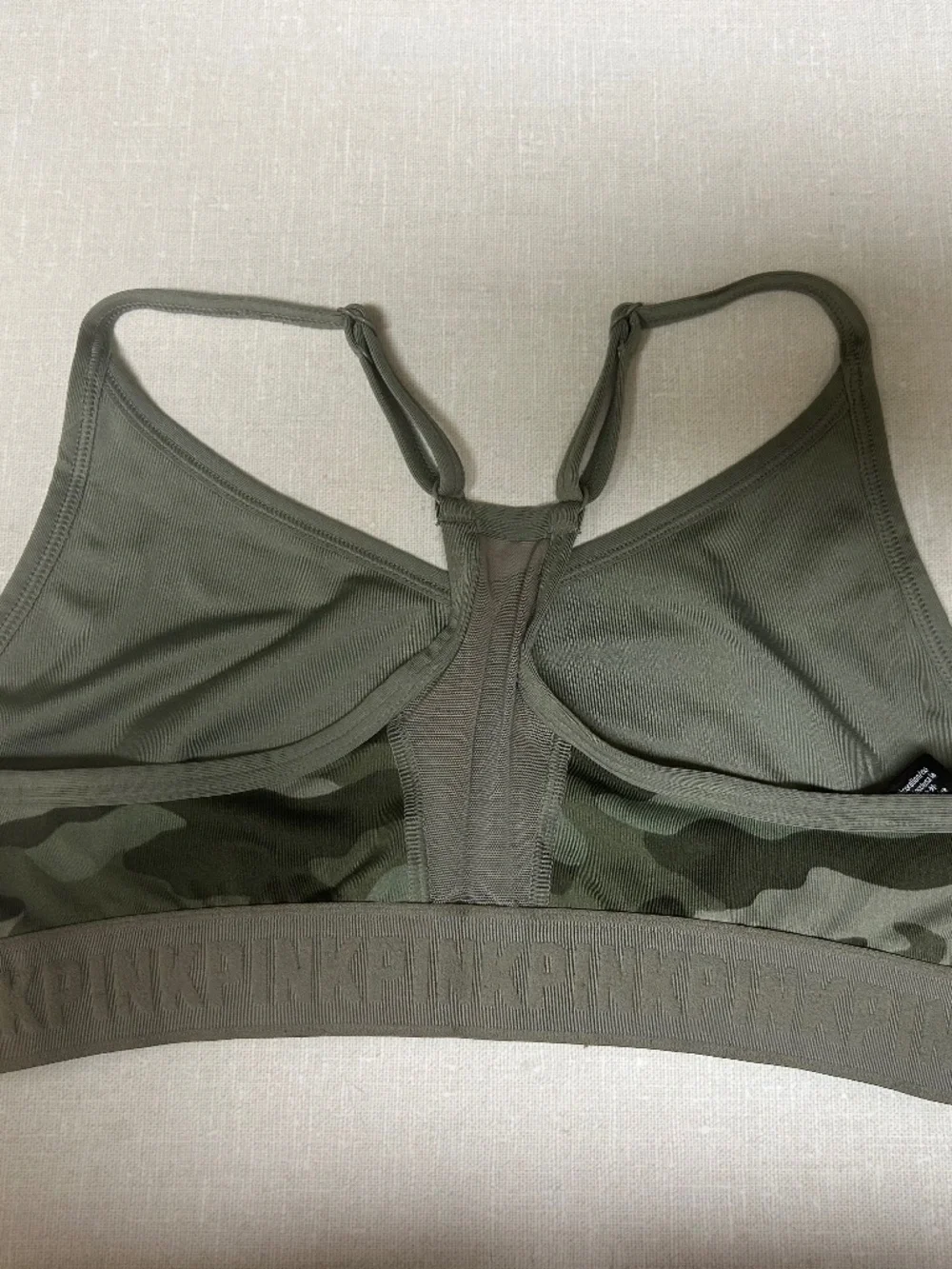 PINK Victorias Secret Camo Athletic Bra